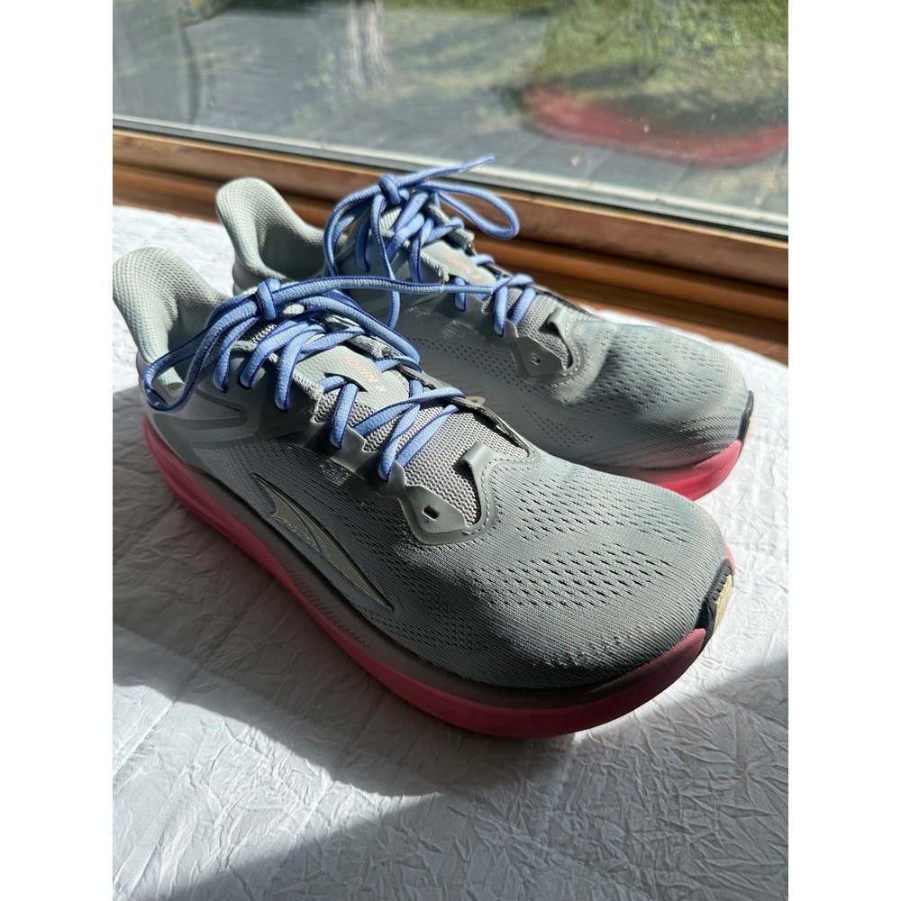 Altra Torin 8 Womens Running Shoes Grey Pink EGO MAX Road Sneakers Size 10.5